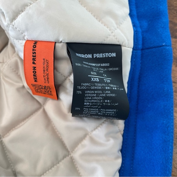 Heron Preston Wool Varsity Jacket - Picture 7 of 9